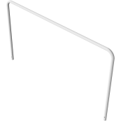 Hoop of steel tube |  48 x 2,5 mm | without cross bar | for casting in concrete | total width 2500 mm | total height 1400 mm | hot-dip galvanized